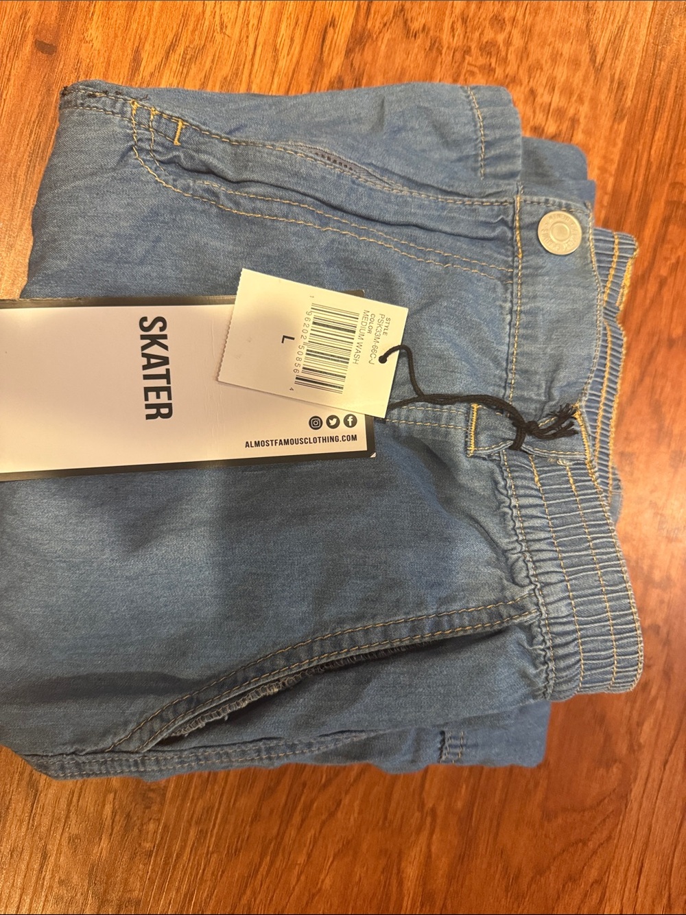 Almost Famous Light Blue Boyfriend Skater Jeans